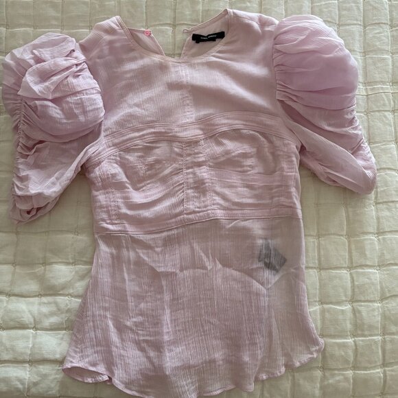Isabel Marant Puff Sleeve Top - Picture 3 of 4